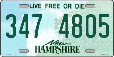 NH license plate 3474805