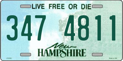 NH license plate 3474811