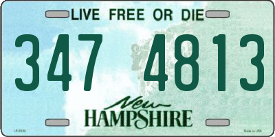 NH license plate 3474813