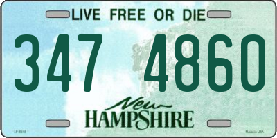 NH license plate 3474860