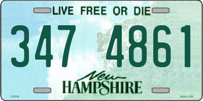 NH license plate 3474861