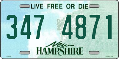 NH license plate 3474871