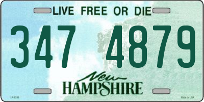 NH license plate 3474879
