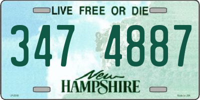 NH license plate 3474887