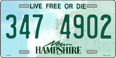 NH license plate 3474902