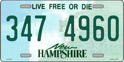 NH license plate 3474960