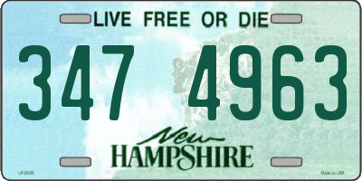 NH license plate 3474963