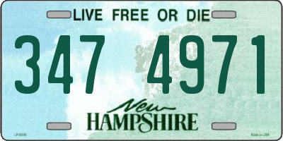 NH license plate 3474971