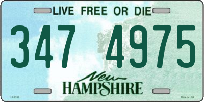 NH license plate 3474975