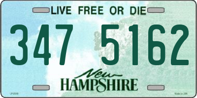 NH license plate 3475162