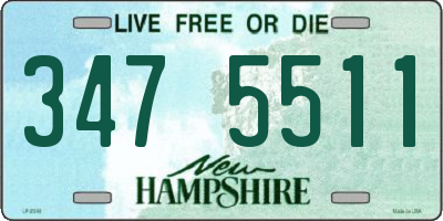 NH license plate 3475511