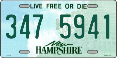 NH license plate 3475941