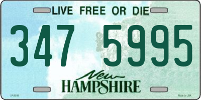 NH license plate 3475995