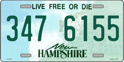 NH license plate 3476155