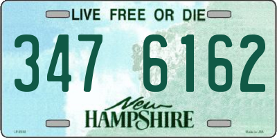 NH license plate 3476162