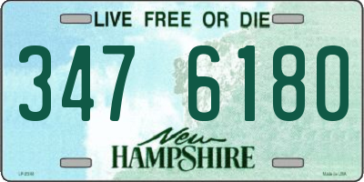 NH license plate 3476180