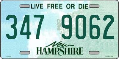 NH license plate 3479062