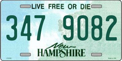 NH license plate 3479082