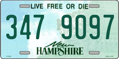 NH license plate 3479097