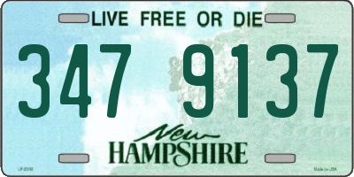 NH license plate 3479137