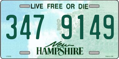 NH license plate 3479149