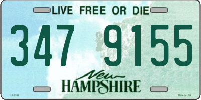 NH license plate 3479155