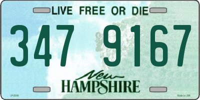 NH license plate 3479167