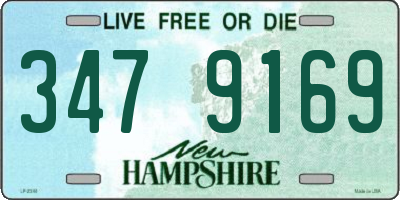 NH license plate 3479169