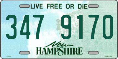 NH license plate 3479170