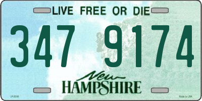 NH license plate 3479174