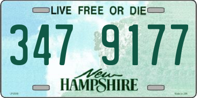 NH license plate 3479177