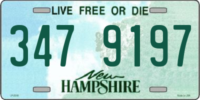 NH license plate 3479197