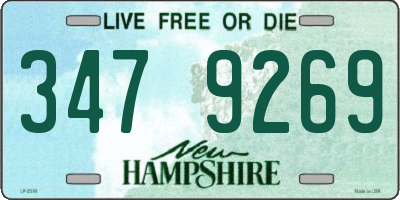 NH license plate 3479269