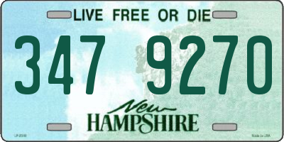 NH license plate 3479270