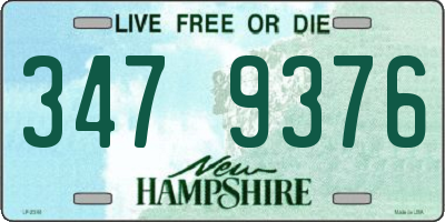 NH license plate 3479376