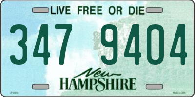 NH license plate 3479404
