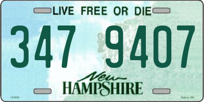NH license plate 3479407