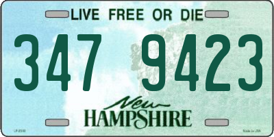 NH license plate 3479423