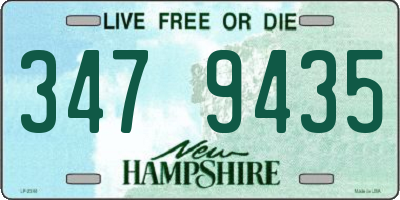 NH license plate 3479435