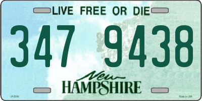 NH license plate 3479438