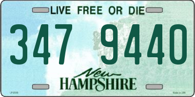 NH license plate 3479440
