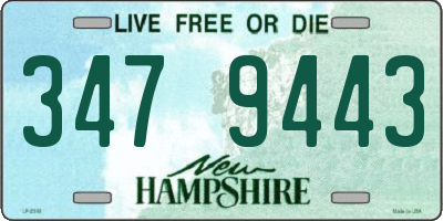 NH license plate 3479443