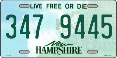 NH license plate 3479445