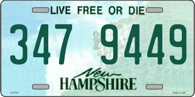 NH license plate 3479449
