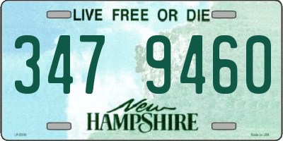 NH license plate 3479460