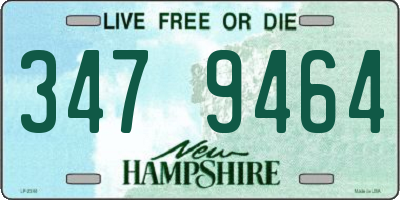 NH license plate 3479464