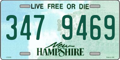 NH license plate 3479469