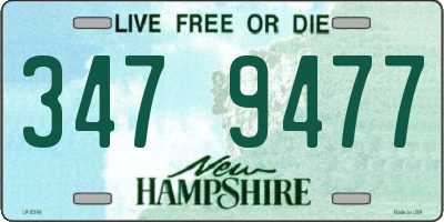 NH license plate 3479477