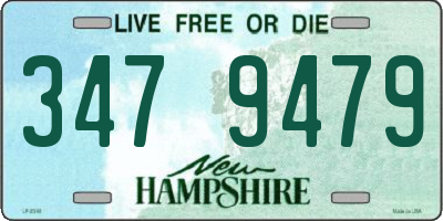 NH license plate 3479479
