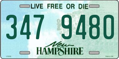 NH license plate 3479480